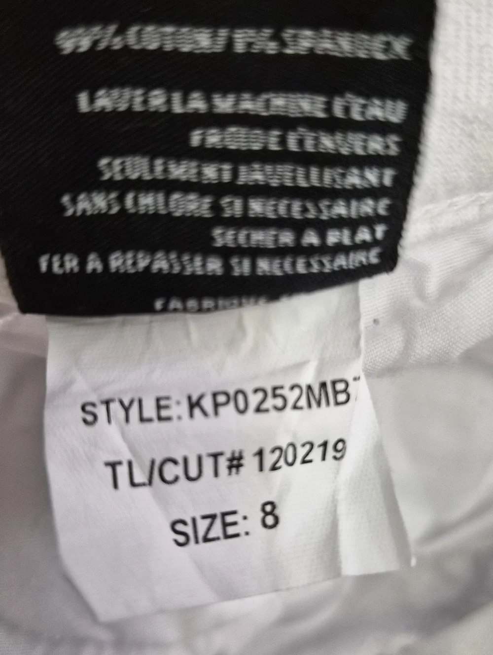 KUT Reese White Jeans 8 Raw Hem Ankle Straight High Rise Summer